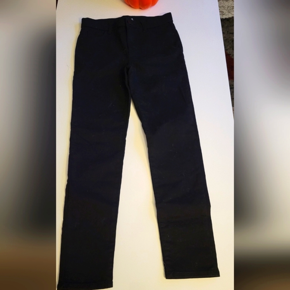Black jean pants for girls, size 12